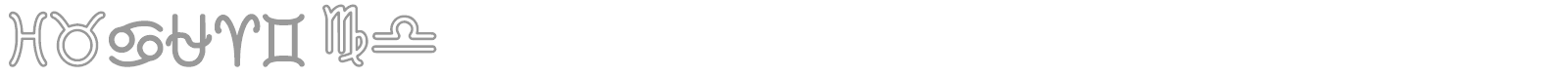 Zodiac St font preview